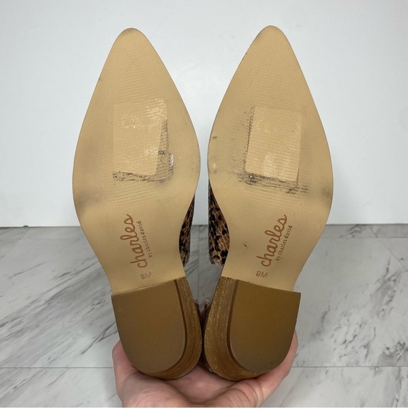 Charles David Snake Faux Leather Split Shaft Bootie 8M - Picture 12 of 13